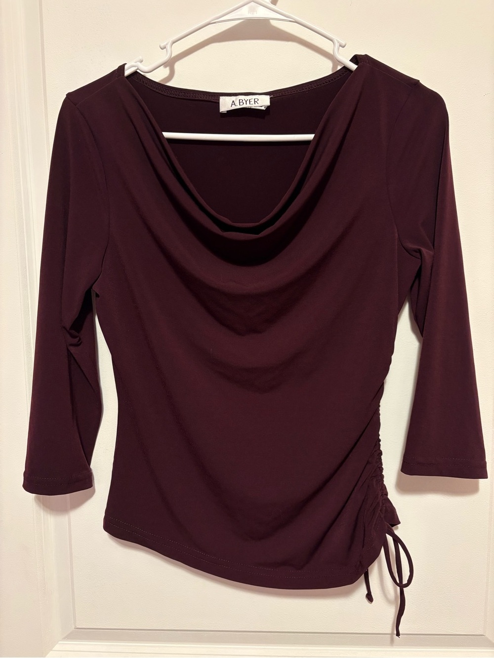 Y2K A. Byer Women's Burgundy Top